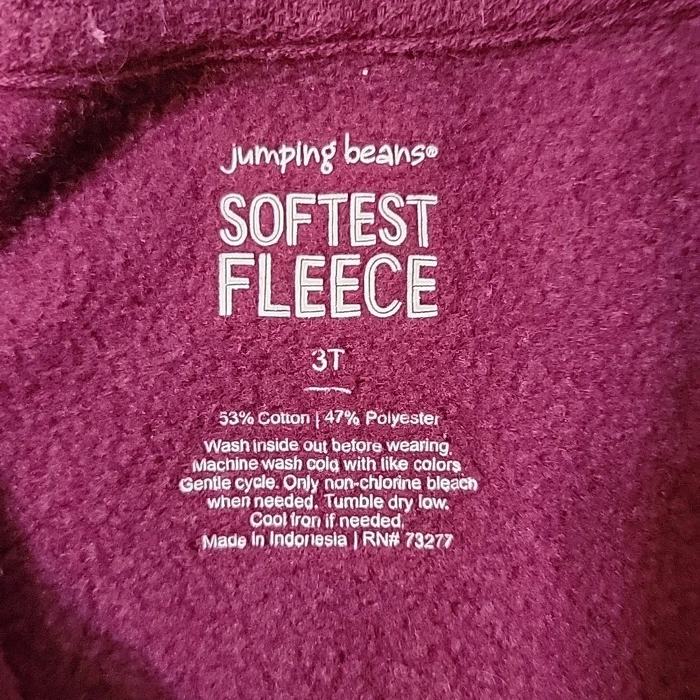 Jumping Beans Fleece Hooded Jacket 3T